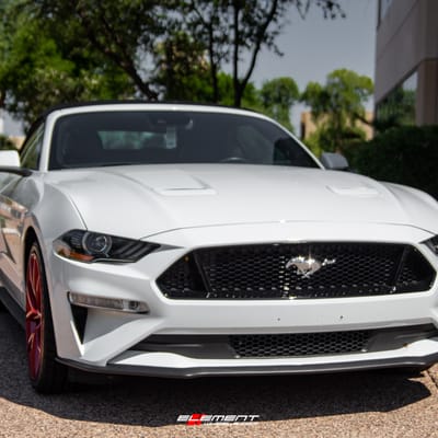20 inch Niche Misano Candy Red M186 on a 2019 Ford Mustang