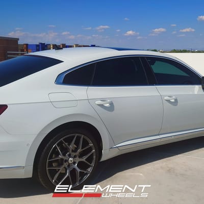 20 inch Asanti ABL-27 in Titanium Brushed on a 2023 Volkswagen Arteon