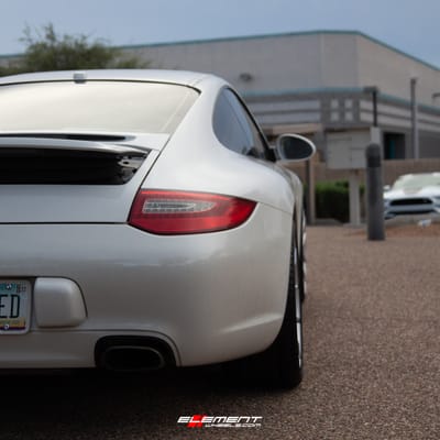 19 inch Staggered Savini Black Di Forza BM14 Brushed Silver on a 2009 Porsche 911 Carrera 997 Narrow Body