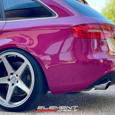 20 inch Variant Sena in Raw Milled on a 2012 Audi A4 Avant