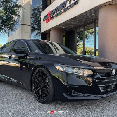 20 inch MRR Ground Force GF5 Gloss Black on a 2021 Honda Accord Sedan