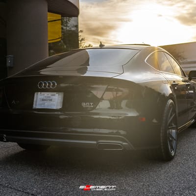 20 inch Variant Argon Brushed Titanium on a 2017 Audi A7