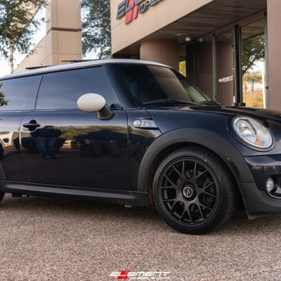17 Inch Fifteen52 Apex in Frosted Graphite on a 2012 Mini Cooper S