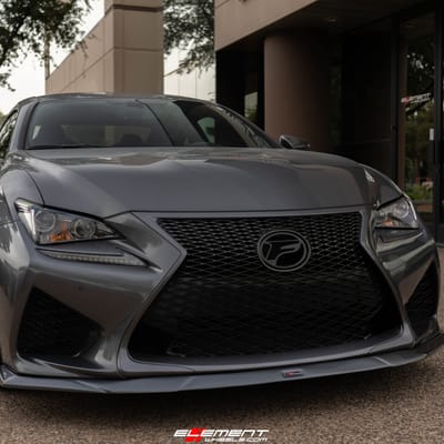 20 Inch Ferrada CM1 in Matte Graphite w/ Chrome Lip on a 2016 Lexus RC-F