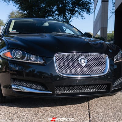 20 Inch Lexani CSS-15 in Gloss Black W/ Machined Tips on a 2012 Jaguar XF 5.0 Portfolio