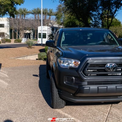 16 Inch KMC KM723 Trail In Matte Bronze on a 2021 Toyota Tacoma