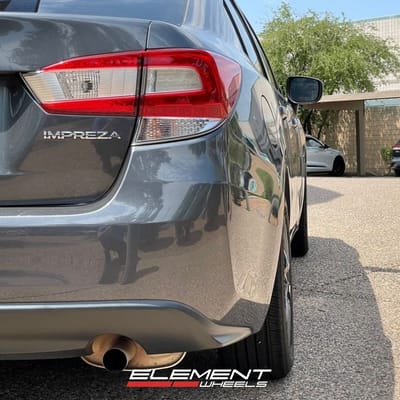 16 inch Touren TR60 in Gunmetal on a 2019 Subaru Impreza