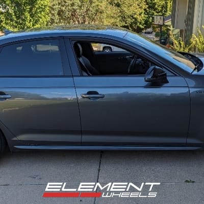 19 Inch Forgestar CF5V Gloss Silver on a 2019 Audi S4