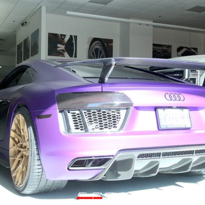 20/21 Double Staggered Variant TWT-1P Satin Brushed Monaco Copper on a 2017 Audi R8