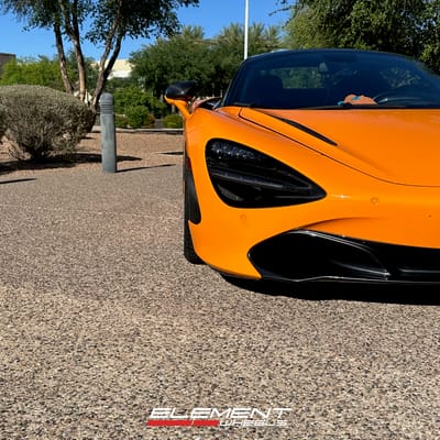 20/21 Double Staggered Variant Aure Satin Black on a 2021 McLaren 720s