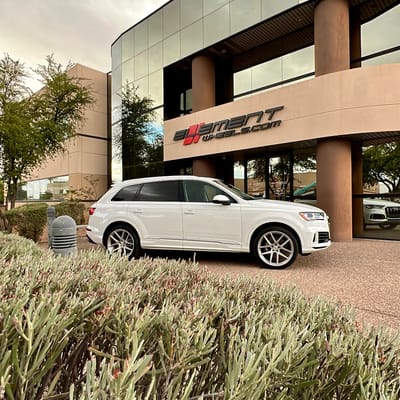 22 inch Ace Alloy AFF02 Brushed Aluminum on a 2023 Audi Q7