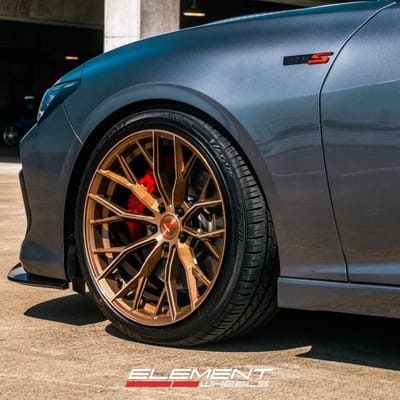 Ferrada F8-FR9 in Brushed Cobre on an Acura TLX Type S