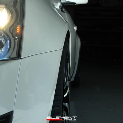 20 inch Lexani Shadow Gloss Black Machined Face on a 2008 Cadillac CTS Sedan RWD