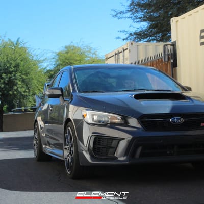 19 inch Rotiform ZMO Matte Anthracite R178 on a 2021 Subaru WRX STI