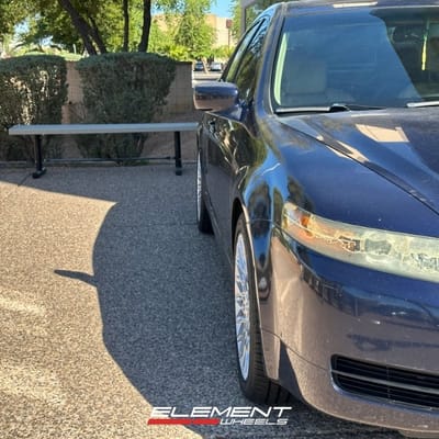 18 inch Avant Garde M540 Machined Silver on a 2006 Acura TL