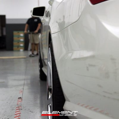 20 inch Staggered Ferrada FR3 Machine Silver w/ Chrome Lip on a 2011 Mercedes Benz E350 Sedan