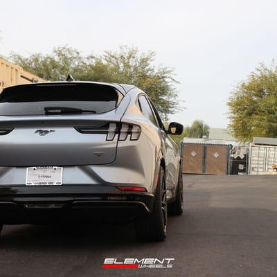 20 inch Variant Radon Gloss Piano Black on a 2022 Ford Mustang Mach-E AWD