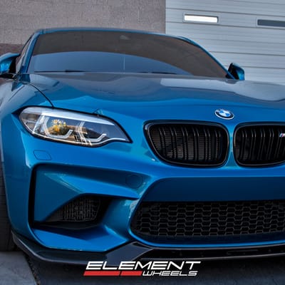 19 inch Staggered Variant Designer Collection DMN-3PC on a 2018 BMW M2 LCI