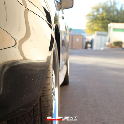 22 inch Diablo Elite Chrome w/ Black Inserts on a 2013 Infiniti JX35