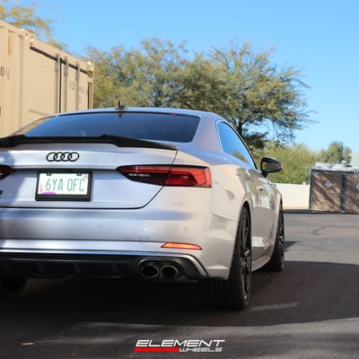 20 inch Vossen HF-3 Gloss Black w/ Double Tint on a 2018 Audi S5
