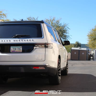 24 inch GMC Replica Wheel Gloss Black FR55 on a 2022 Jeep Grand Wagoneer