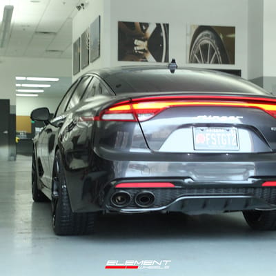 20 inch Staggered Element EL44 Gloss Black on a 2023 Kia Stinger GT AWD