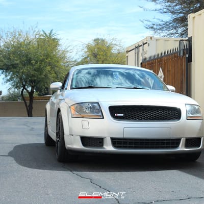 18 inch TSW Sebring Matte Black on a 2004 Audi TT