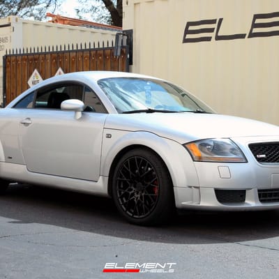 18 inch TSW Sebring Matte Black on a 2004 Audi TT