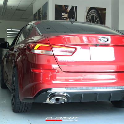 19 inch Niche Verona All Gloss Black on a 2019 Kia Optima