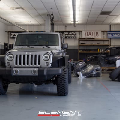 18 Inch ION Alloy 171 in Matte Black on a 2017 Jeep Wrangler JK