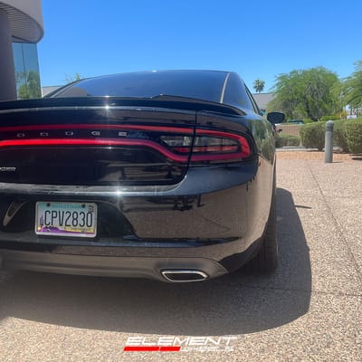 18 inch Vors TR4 Gloss Black on a 2019 Dodge Charger