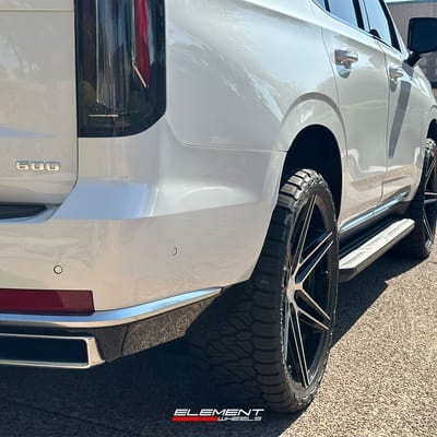 24 inch Ferrada FT4 Machine Black on a 2023 Cadillac Escalade
