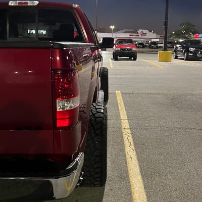 20 inch Force Off-Road F40 in Gloss Black Milled on a 2007 Ford F-150