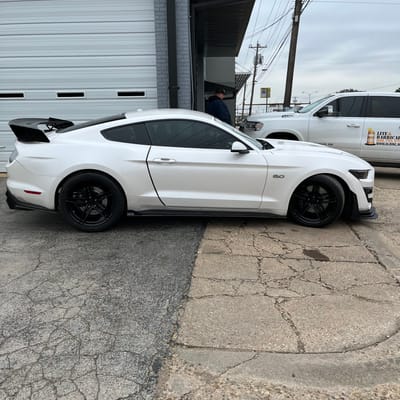 Staggered 20 Rohana RFX15 in Gloss Black on a 2017 Mustang GT