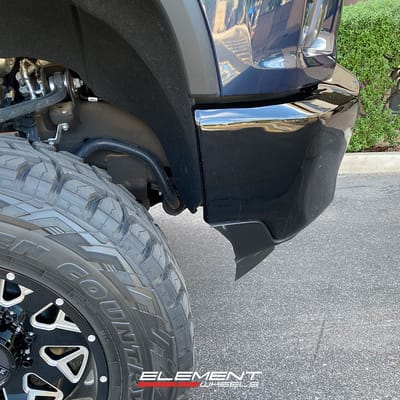 20x12 Raceline Wheels on 2022 Silverado 2500 7" Lift and 37" Tires (Requires Trimming)