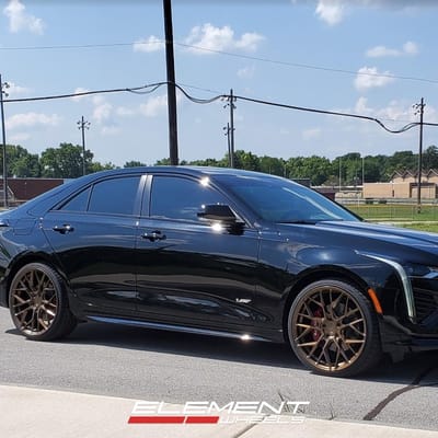 20 inch Variant Radon in Satin Bronze on a 2020 Cadillac CT4-V AWD