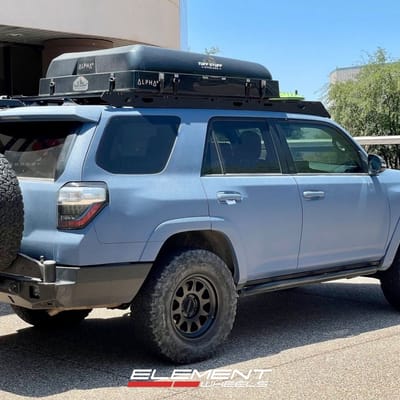 17 Inch Method Race MR316 in Matte Black on a 2015 Toyota 4-Runner