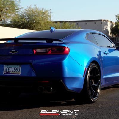 Staggered 20 Inch MPR M228 Gloss Black on Camaro Z28