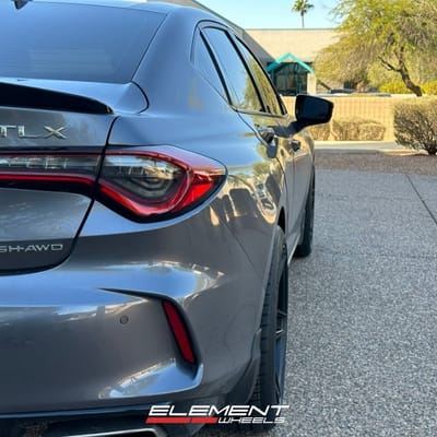 19 Inch Variant Xenon Satin Black on a 2021 Acura TLX