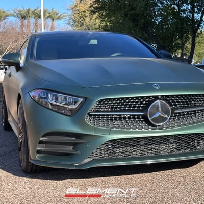 20 Staggered Rohana RFX13 in Brushed Bronze on a 2020 Mercedes CLS 450