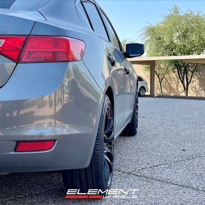 18 inch Vors TR4 in Gloss Black on a 2013 Acura ILX