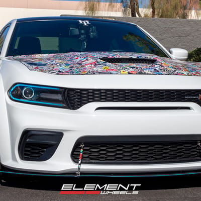 20 inch Staggered Variant Corsa Collection MNZ-3P on a 2020 Dodge Charger SRT Widebody RWD