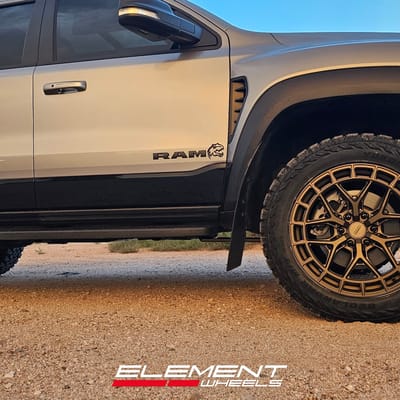 22 inch Vossen HFX-1 in Bronze on a 2022 Dodge Ram 1500 TRX