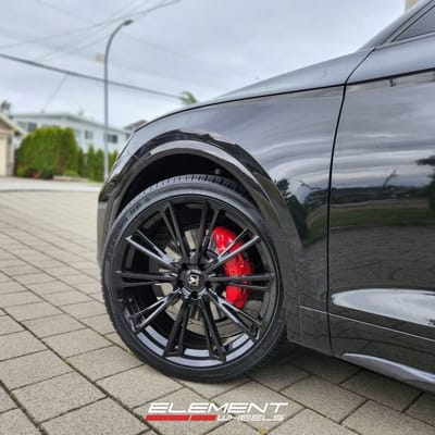 22 Inch Asanti ABL-30 Gloss Black on a 2021 Audi SQ5 Sportback