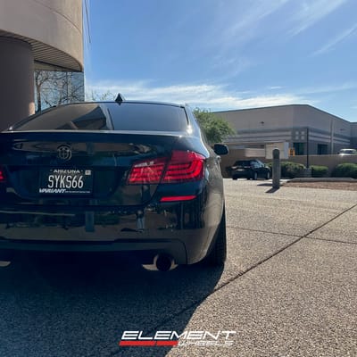 20 inch Variant Rian Raw Milled on a 2011 BMW 535i
