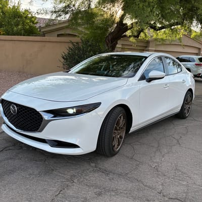 18 inch Enkei Triumph Matte Bronze on a 2025 Mazda 3