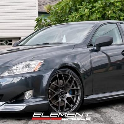Avant Garde M310 Dolphin Gray Wheels on 06 Lexus IS350 w/ Specs