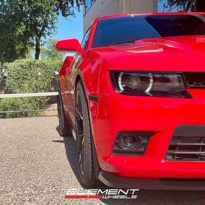 20 Inch Staggered MRR M228 in Gloss Black on a 2015 Chevrolet Camaro SS