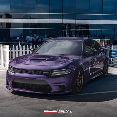 20 inch Staggered Variant Krypton Satin Bronze on a 2016 Dodge Charger