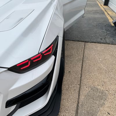 Staggered 20 Rohana RFX15 in Gloss Black on a 2017 Mustang GT